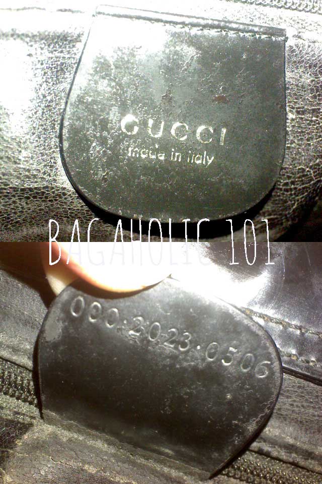 do all vintage gucci bags have serial numbers